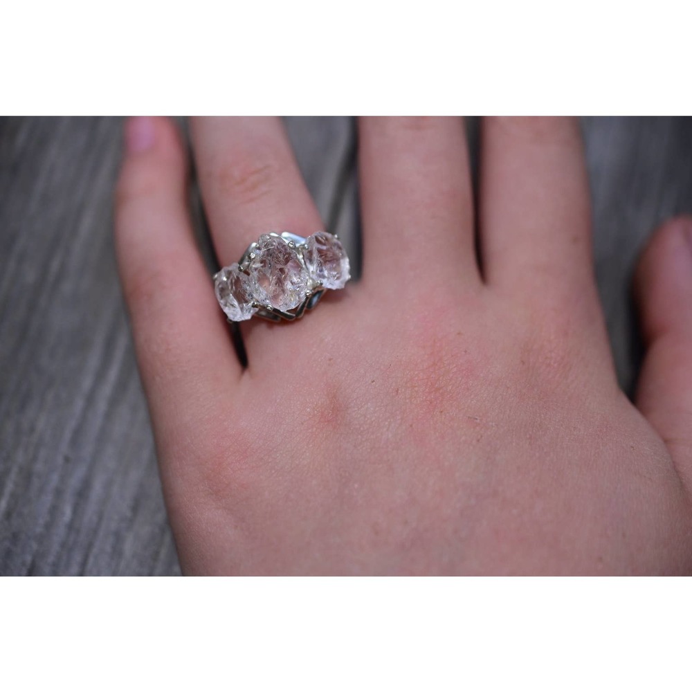 Alternative Engagement Ring Raw rustic Boho Promise Ring dainty unique s…